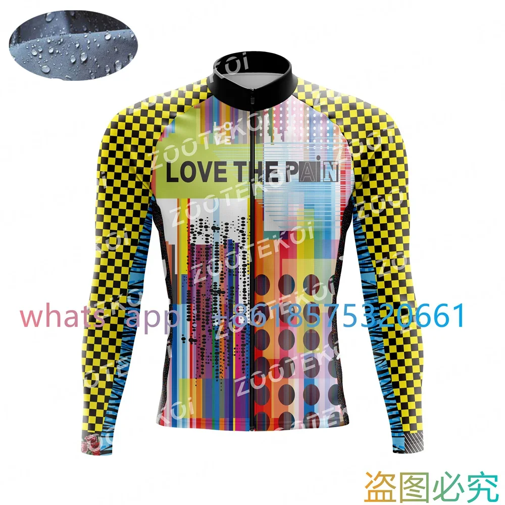 Love The Pain Pro Team Riding Windbreaker Slopline Bicycle Parabrezza Jacket Men Waterproof Ultralight Windbreaker Waterproof 2023