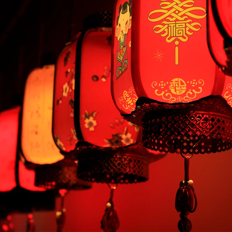 Lanterne Chinoise Portable Avec Lumière - 15x40 Cm - Décoration Pour Nouvel An, Fête De La Mi-Automne, Événements - Plusieurs Couleurs