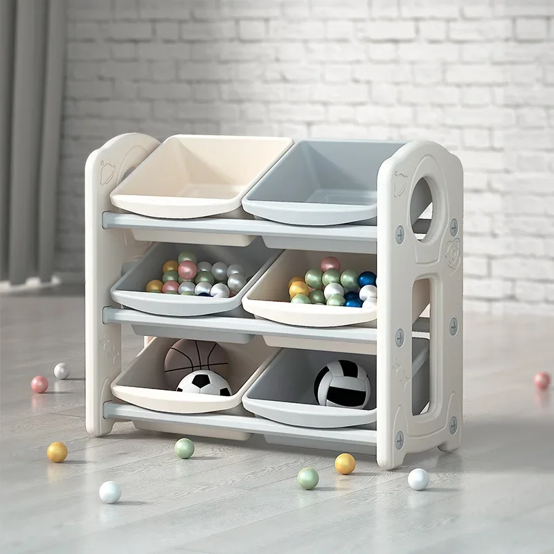 

Children's Toy Storage Rack Living Room Household Storage Rack Storage Cabinet Children's Clothing Sorting Cabinet
