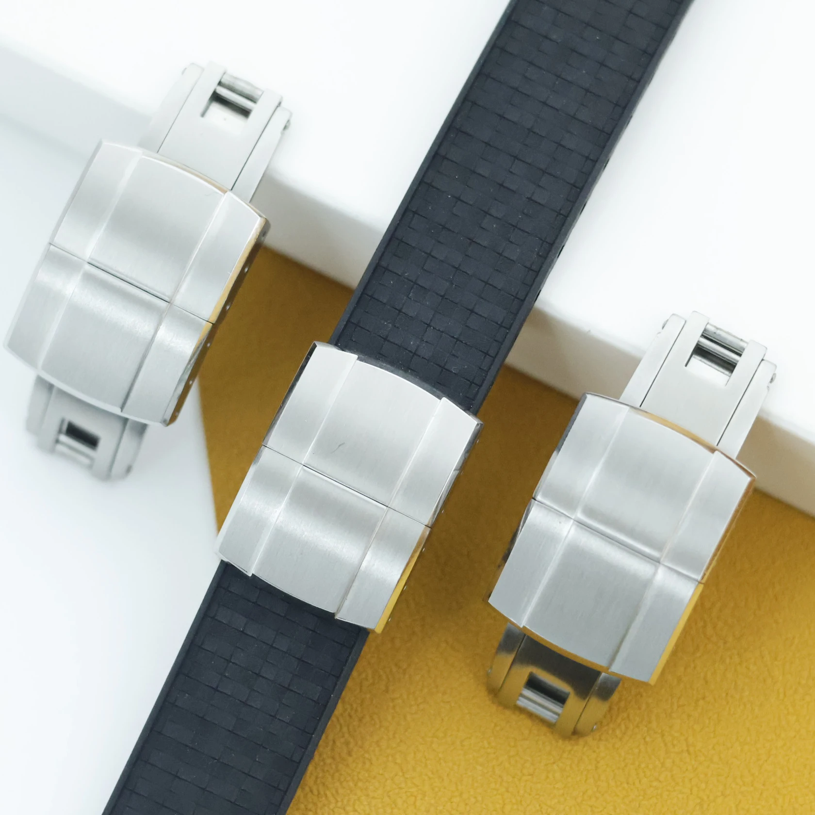 16mm 18mm 20mm Daytona Deployant 시계 걸쇠 시계 316L 스테인레스 스틸 접이식 버클 설치가 용이함