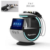 Appareil de soin du visage 7 en 1 Smart Ice Blue Hydra-Oxygen Small Bubble Skin Detector Ultrasonic Hydra Skin Care Facial 5