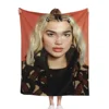 Singer D-Dua Lipas Summer Blanket Thin Blanket for Couch Sofa Warmth Bed Artificial Flannel Blankets Comfortable 2