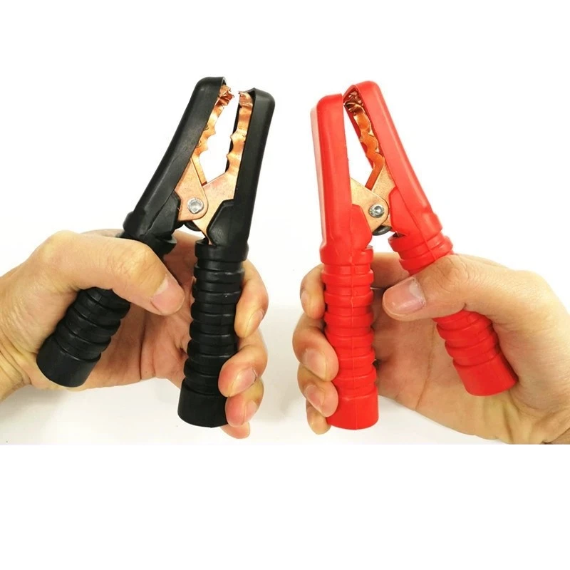 Hot Car Alligator Clips Battery Clamps Crocodile Clip 200A Red+Black alligator clips