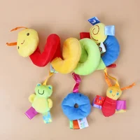 Berceau de bébé suspendus hochets jouets siège de voiture jouet doux Mobiles poussette berceau lit spirale jouet landau suspendus poupées pour bébés nouveau-né cadeau 3