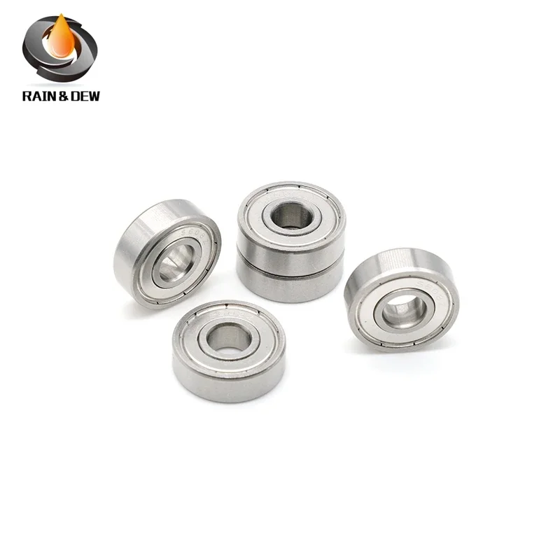 S608ZZ Stainless Steel Ball Bearing 608zz ABEC-9 8x22x7mm Roller Skates Bearing 608 8Pcs