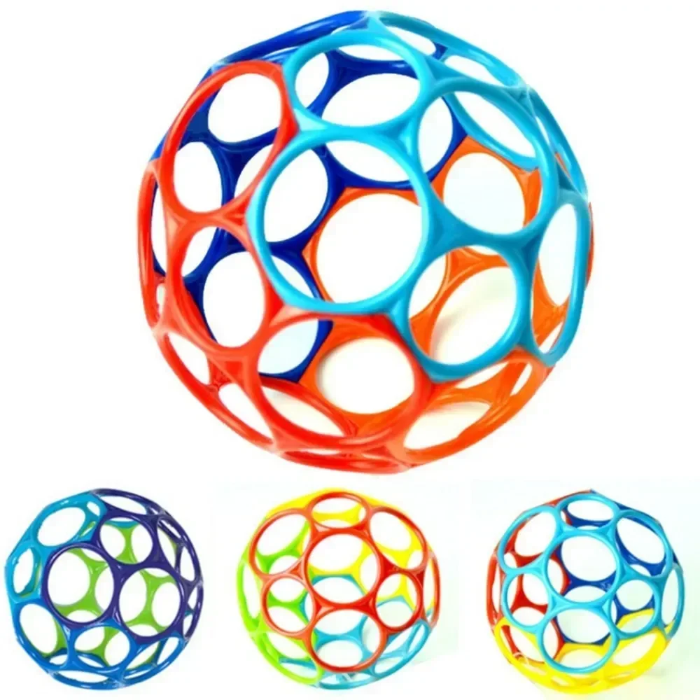 Baby Toy Ball Rattles Soft Ball Toy Newborn Grasping Teethers Hand Bell Sensory Toys Kids Educational Toys for 0-12 Months Baby - 6