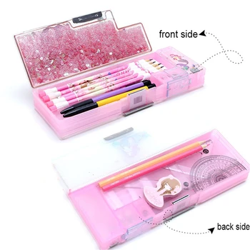 Astucci Rettangolari a vani in stile Giapponese 47 Astucci per matite astuccio Kawaii per ragazze materiale Escolar Estojo Etui Trousse Scolaire astuccio Estuche