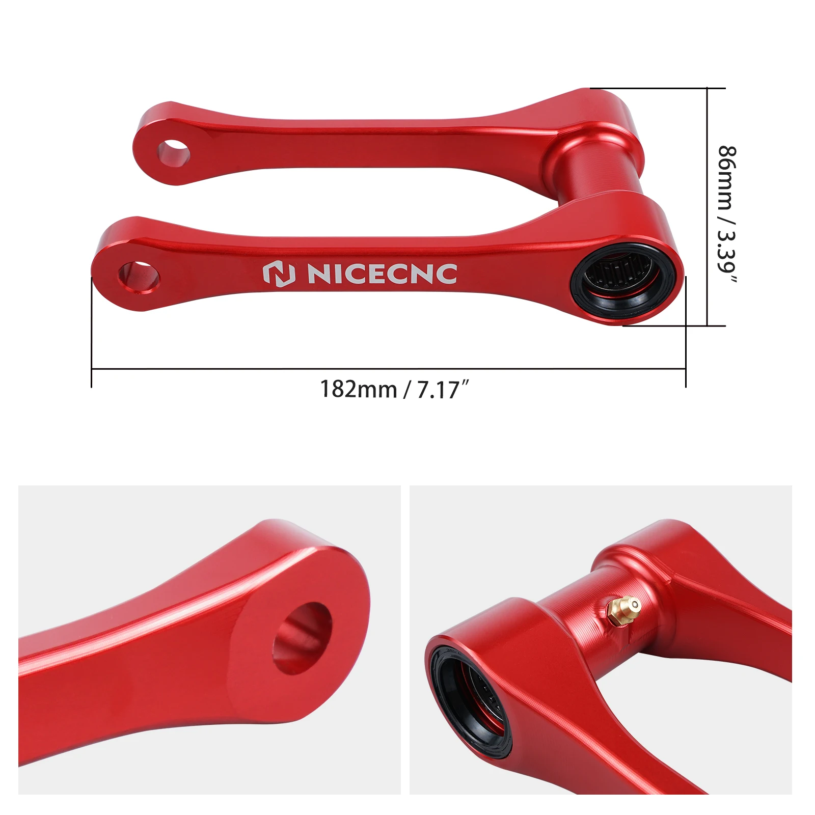 NICECNC Tieferlegungssatz 1,25 Zoll/30 mm für Beta RR 300 2013-2026, Xtrainer 300 2015-2026, RR125, RR 250, RR 350, RR 390, RR 430, 480, 498 – Detail 6
