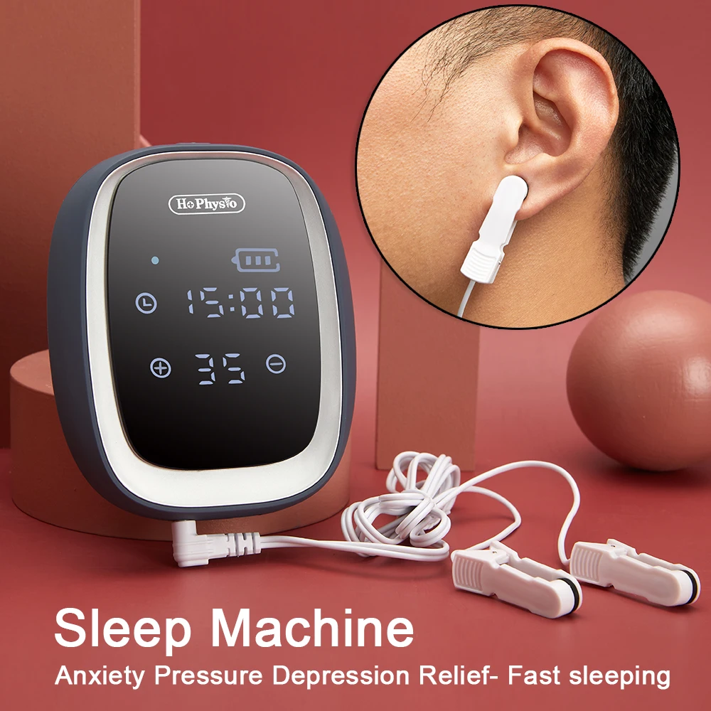 

Insomnia Anxiety Depression CES Sleeping Therapy Transcranial Microcurrent Pulse Massage CES Sleep Aid Device Instrument Home