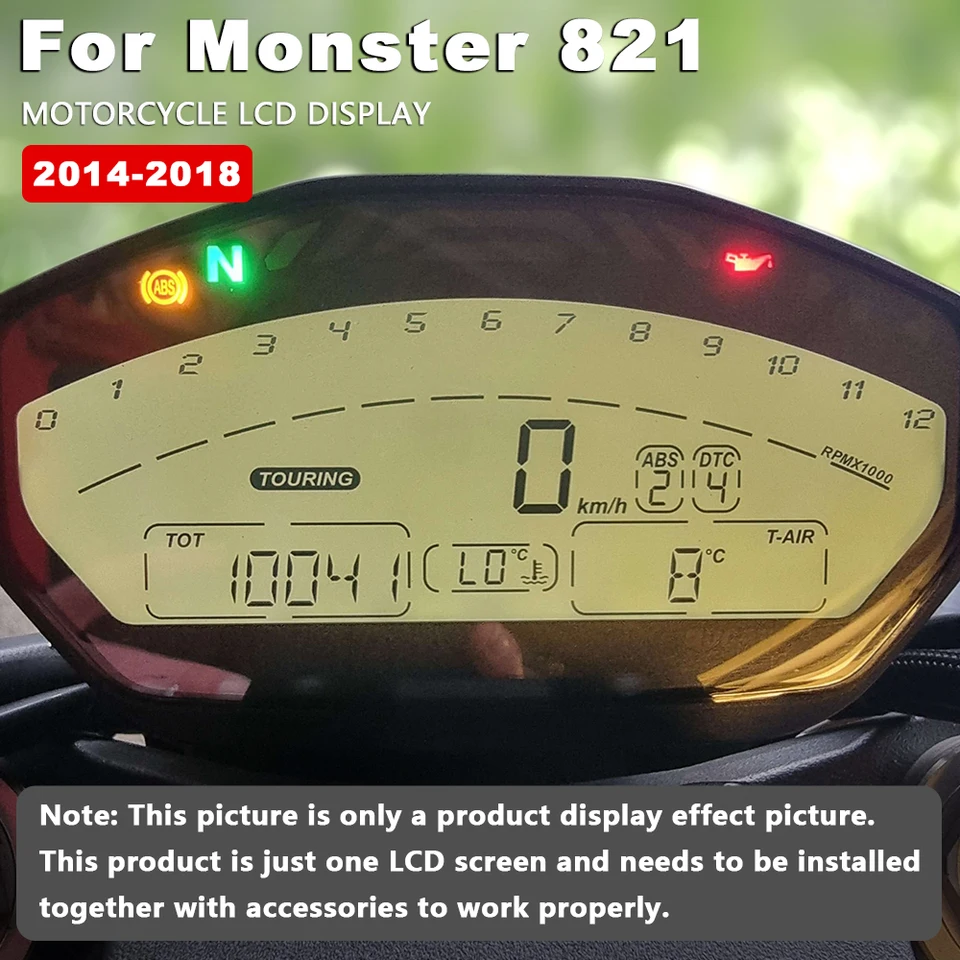 オドメーターカバー Compatible With Ducati For Monster 797 For Supersport 93バイク計器ケース  スピードメーターゲージ タコメーターハウジングカバー に適合する に適合する モンスター 821 797 1200 バイク計器カバー  Compatible With Ducati For Monster 821 1200 ... バイク用メーターフレーム Compatible With Ducati For 821 1200 計器ケースカバー オートバイスピー