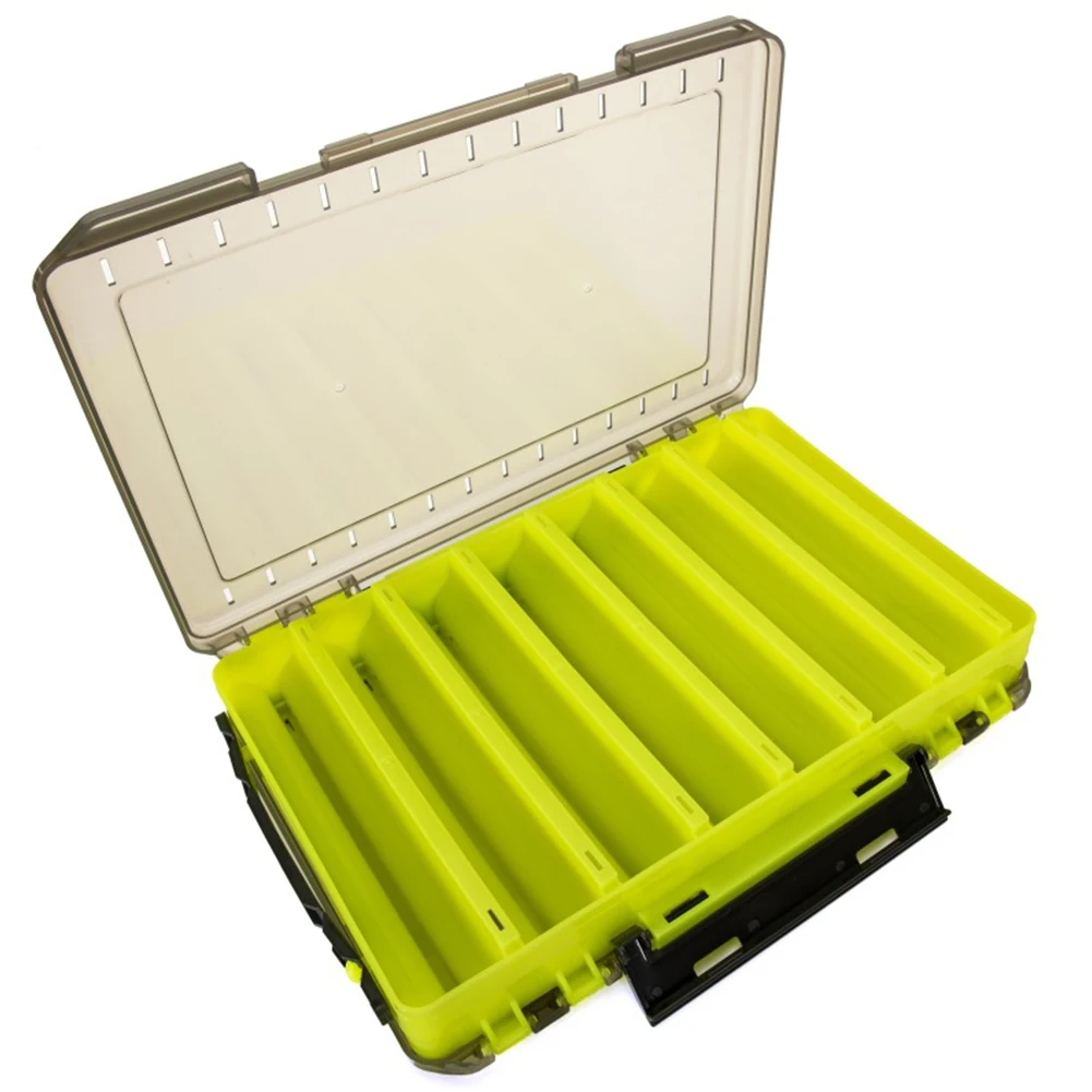 

Коробка для рыболовных снастей, коробка-органайзер для рыболовных приманок, коробка для хранения, водонепроницаемое деревянное отделение для рыболовных приманок