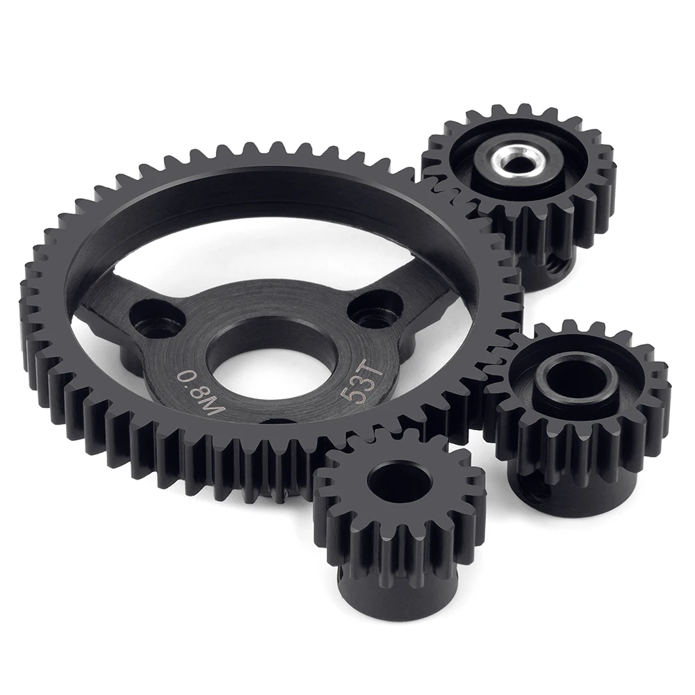 MIBIDAO 0,8M 32P 50T-57T / 48P 86T Stirnradgetriebe für 1/10 Slash 2wd Rustler Stampede Telluride RC Autoteile – Detail 13