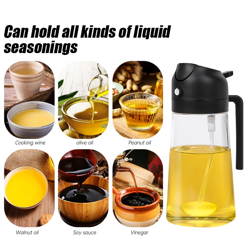 2-in-1 Kitchen Oil Sprayer and Pouring Bottle