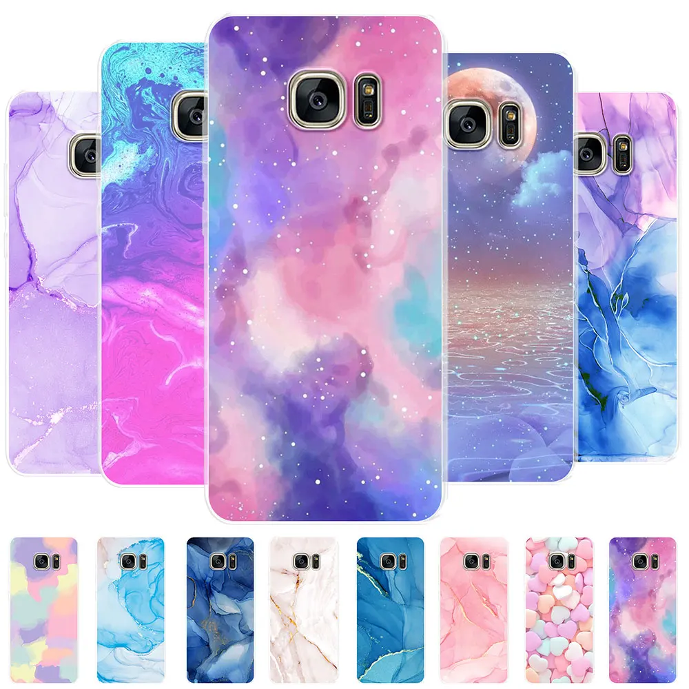 Per Samsung S7 Custodia Trasparente In Silicone Morbido Tpu Cover Per Samsung Galaxy S7 Egde Custodie Coque Per Samsung S7 Edge Bumper Fundas