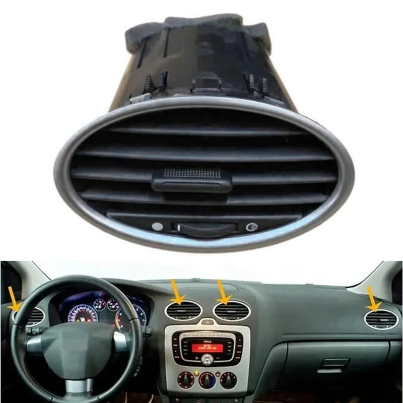 Auto Front Dashboard Center AC Air Conditioning Outlet Vent For Ford Focus MK2 2005-2013