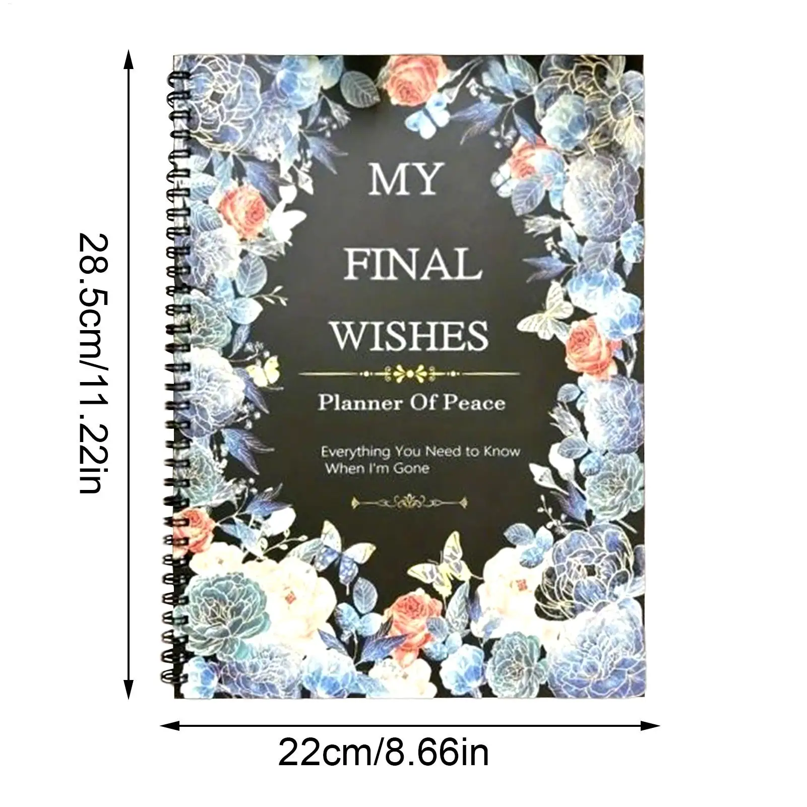 End of Life Planner End of Life Planner for Seniors Guided Workbook Journal Notebook for Belongings Will Preparation Important