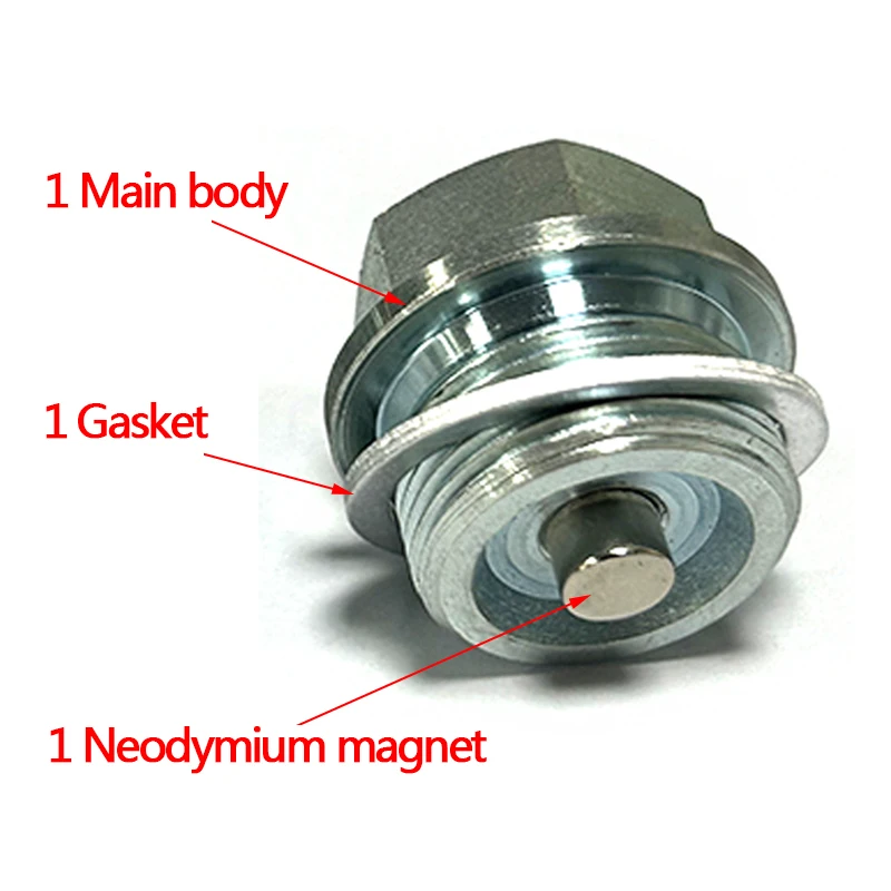M24X1.5 Steel Engine Magnetic Oil Drain Plug with Neodymium Magnet for bwm F10 F18 F20 N20 120/320/520