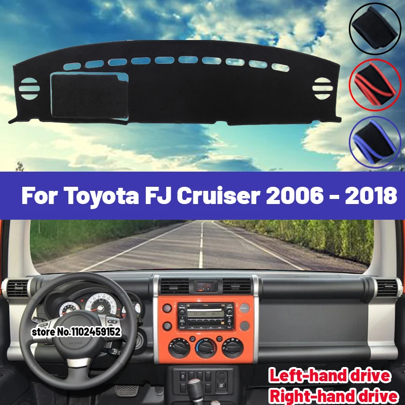 Alta Qualità Per Toyota Fj Cruiser 2006 -2018 Tappetino Per Cruscotto Per Auto Parasole Evitare Tappetini Leggeri Tappeti Interni Anti-Uv 2017