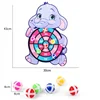 Montessori Dart Board Target Sports Game Toys For Children 4 To 6 Years Old Outdoor Toy Child Indoor Girls Sticky Ball Boys Gift 6