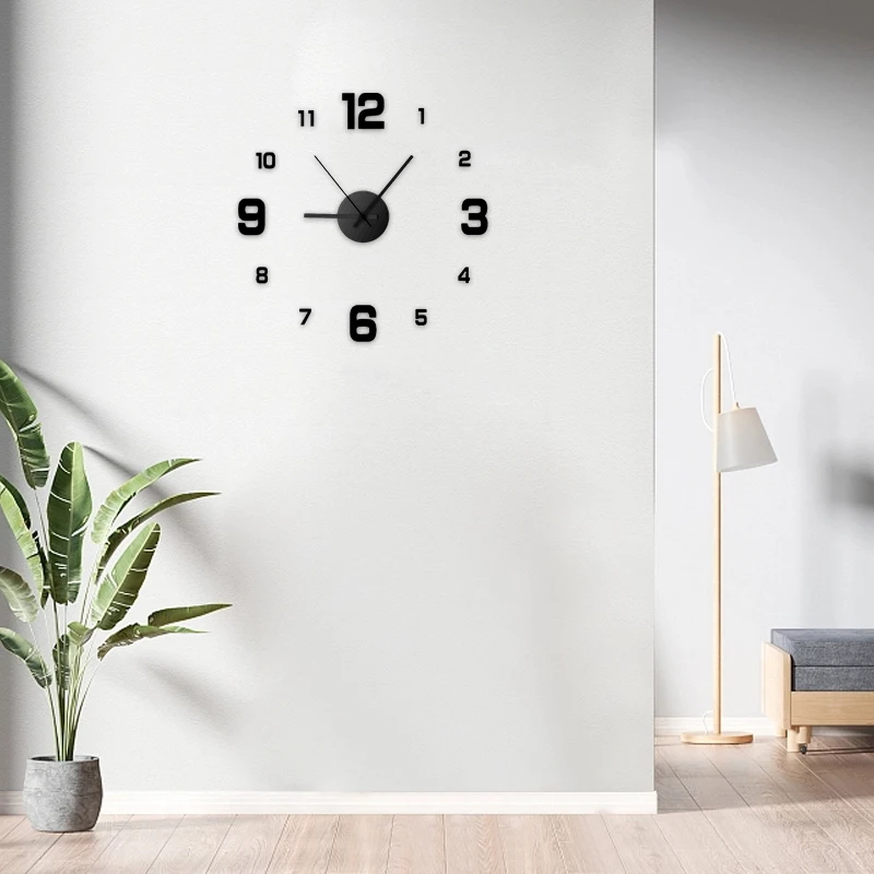 Frameless DIY Wall Clock 4
