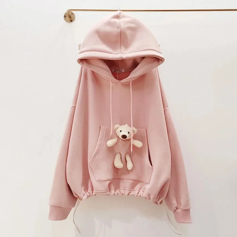 Kawaii Bear Hoodie 3