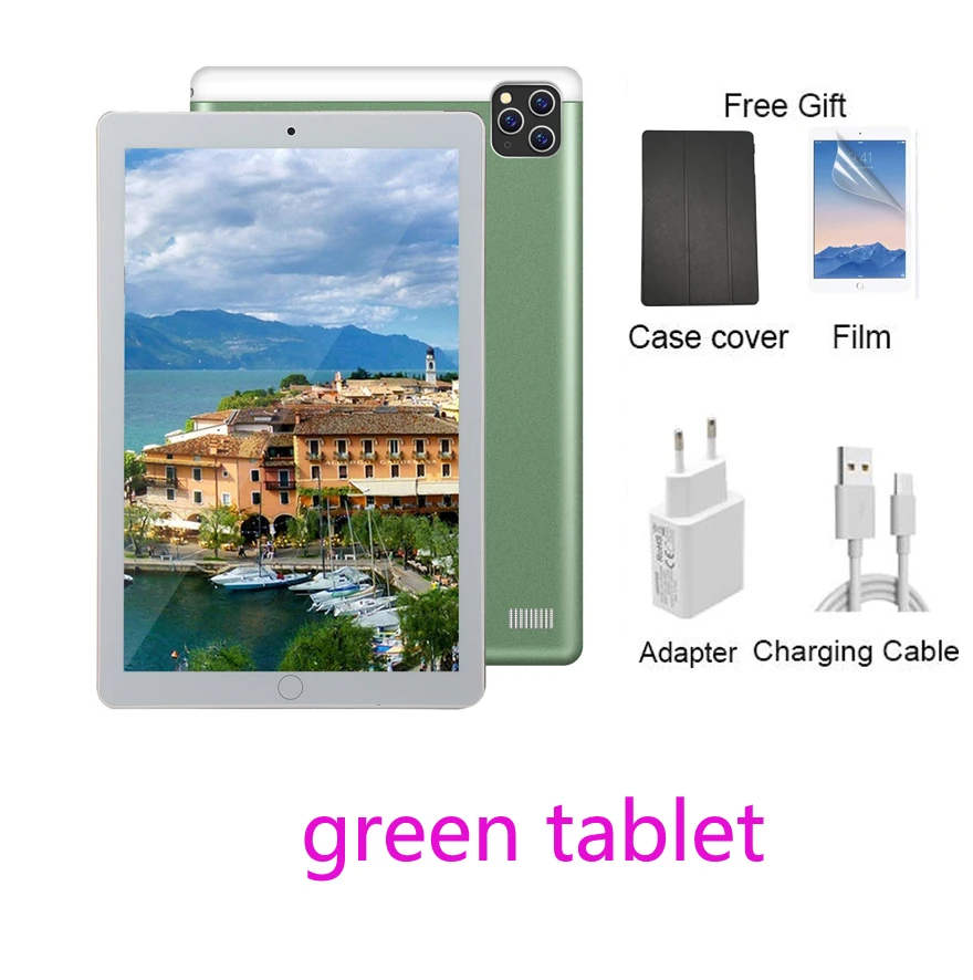 2022 High Quality Andriod 10.0 Tablet 10.1 Inch 8G+128G WiFi Tablet PC Dual SIM Bluetooth WiFi 4G Call Phone Game Tablet PC cheap samsung tablet Tablets