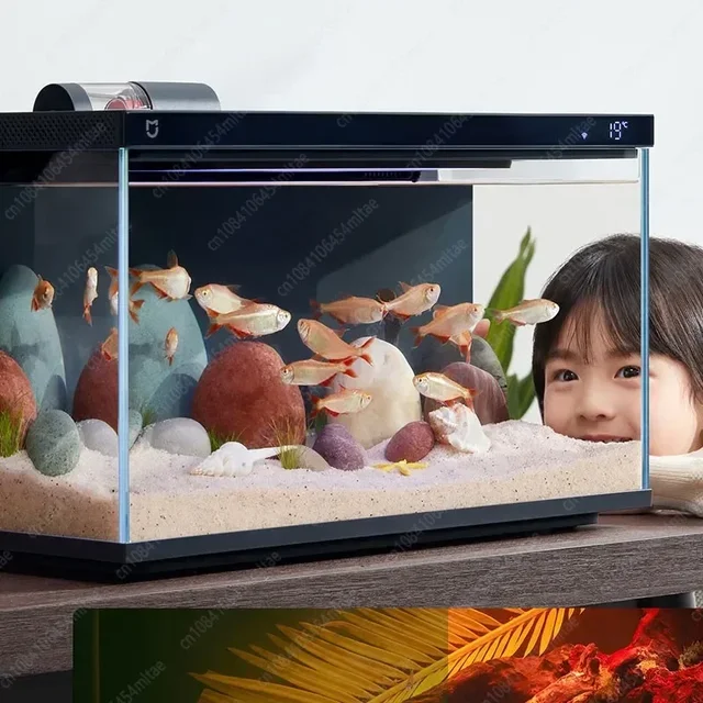 Xiaomi Mijia Smart Fish Tank Work with Mijia APP Mobile Controlled Remote Feeding Smart Lighting System Light Aquarium MYG100 2