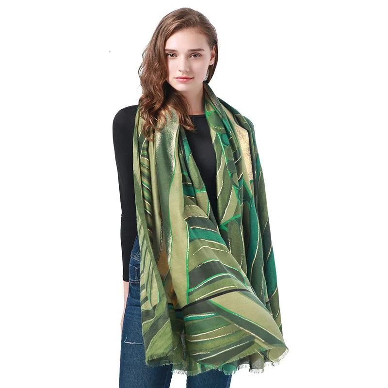 Novo cachecol estampado de outono e inverno de 2023, mais vendido, faixa de cabeça e xale versáteis da moda europeia e americana_voghion.com