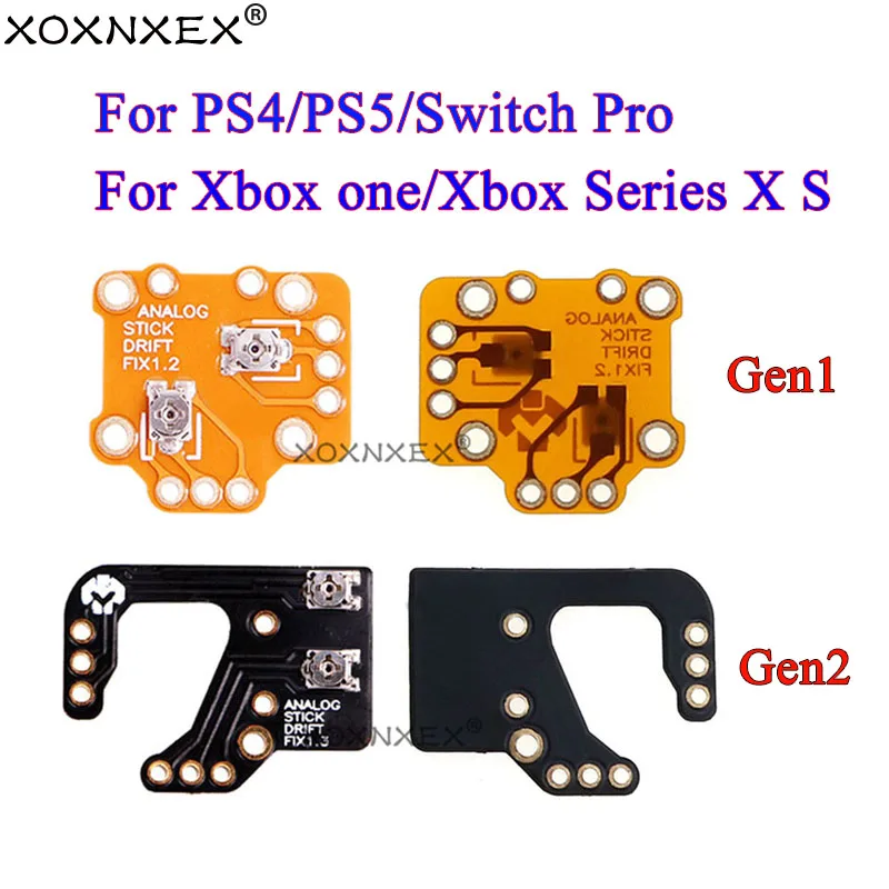 1 Paio = 2 Pezzi Analog Stick Drift Fix Pcb Flex Per Ps4 Ps5 Xbox One Series X S Per Switch Pro Gamepad Joystick Drift Repair Module