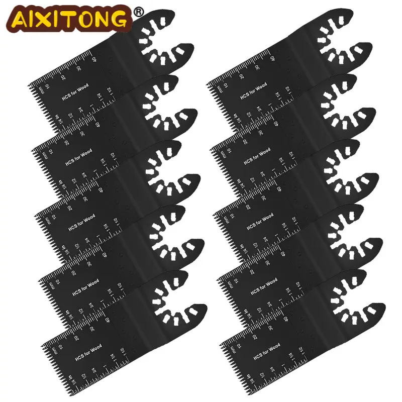 

35mm HCS Precision Japan Teeth Multi Saw Blade Pack Oscillating Tool Blades for Cutting Wood Drywall Plastics