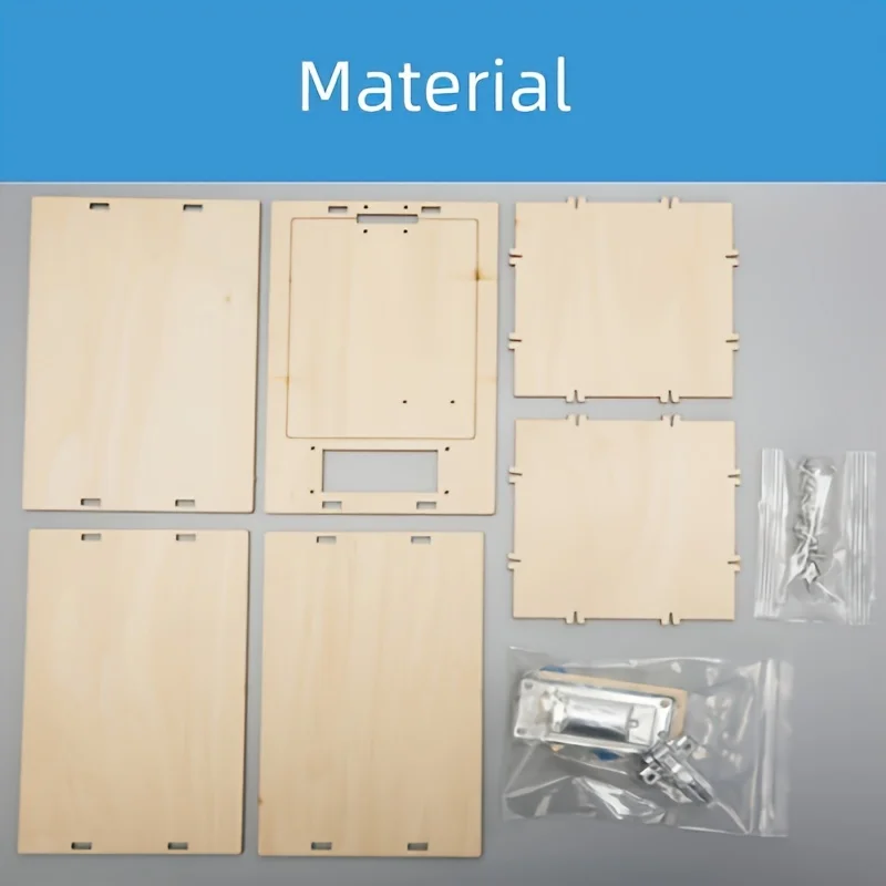 DIY Wooden Mechanical Combination Lock Box Kit Science Model Uncharged Natural Wood ConstructionNo Battery Required 4
