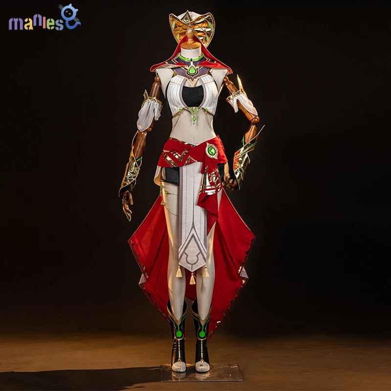 

Manles Genshin Eremite Floral Ring-Dancer Costume Game Genshin Impact Cosplay Halloween