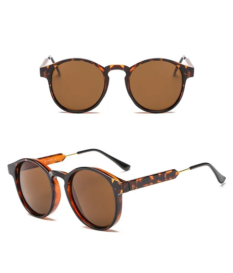 Sunglasses Retro Round Female Male Brand Design Transparent Female Sunglasses Men And Women Sunglasses Uv400 2023_voghion.com