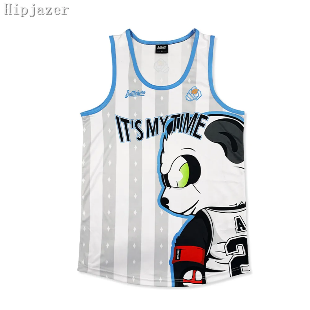 thumbnail image 1 of Camiseta de baloncesto estilo CHINA 72 #CHITIAN para cosplay de Streetball, camisetas de dibujos animados, tanques de colección de huesos, estampado Batter Born, 1 of 5