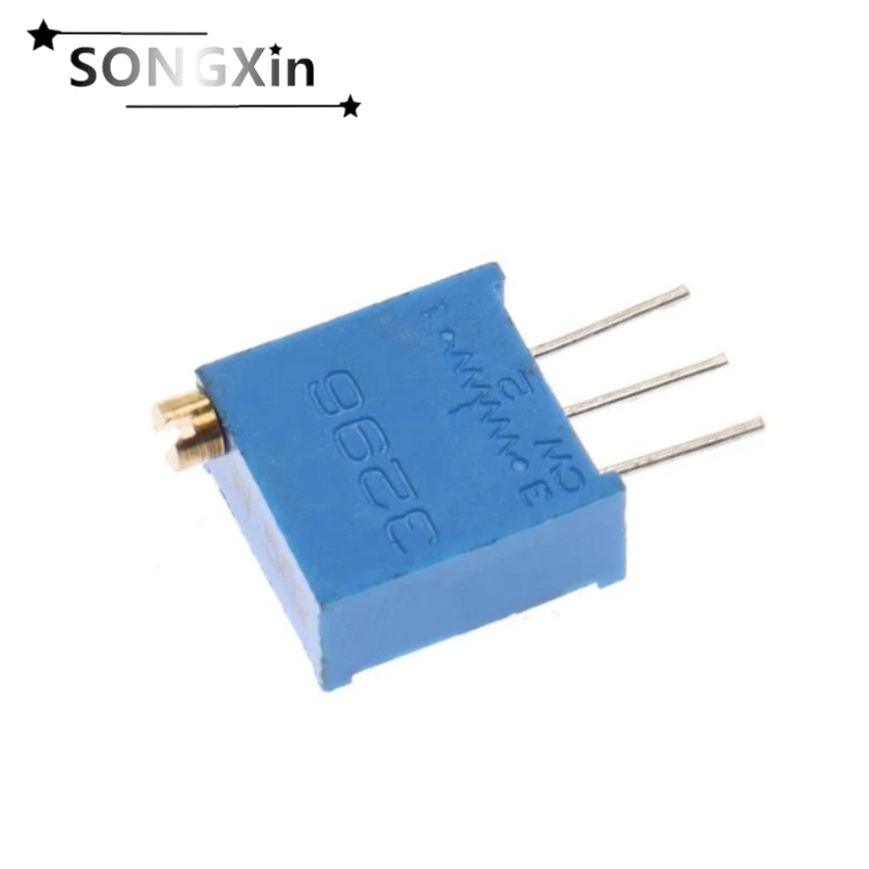 SAMIROB 3296W 1K 2K 5K 10K 20K 50K 100K 200K 500K 1M ohm Multiturn Trimmer Potentiometer High Precision Variable Resistor