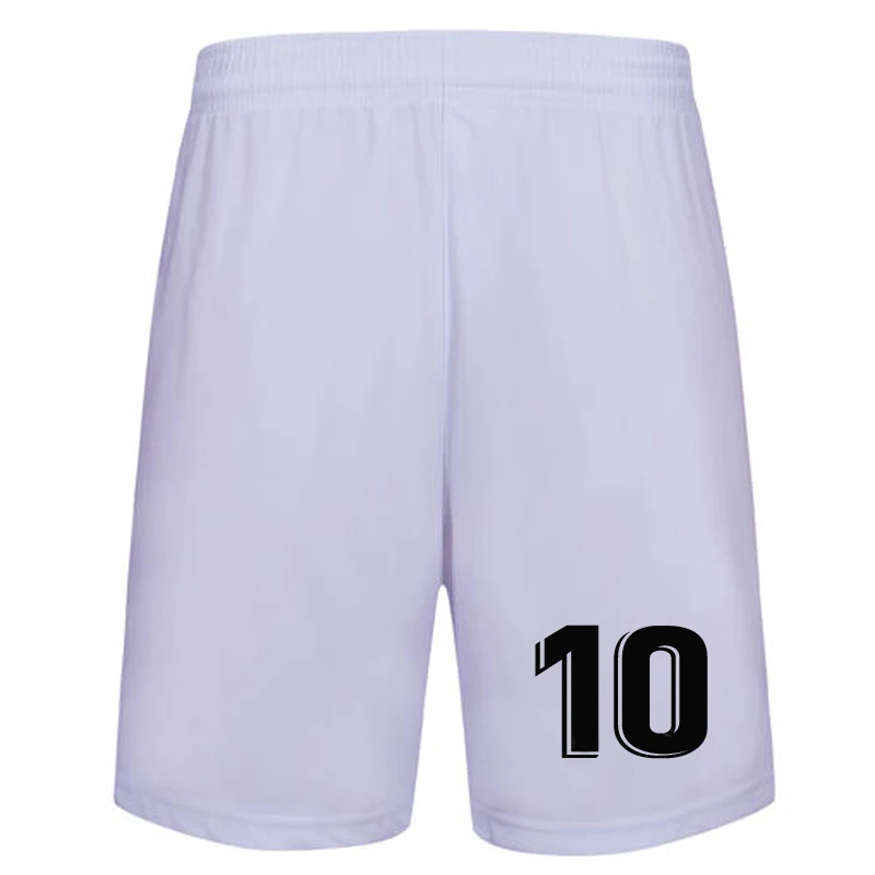 Solid Football Training Shorts Mens Kids Summer Bottoms Running Basketball Soccer Shorts Yoga Sports Free Print Number