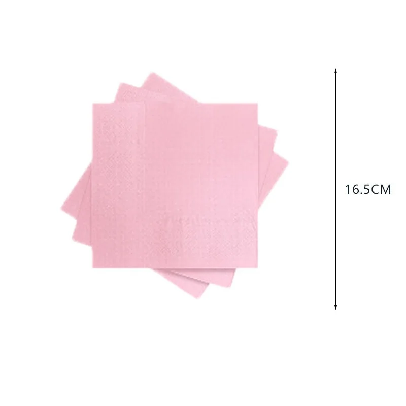 Party Decorations Solid Color Party Set Disposable Tableware Paper Cup Napkin Plate Tablecloth Knife Fork Spoon For Kids