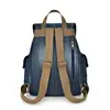 Annmouler Fashion Women Backpacks Large Capacity Daypack Denim Rucksack Drawstring 2022 College Students School Bag For Girls 3