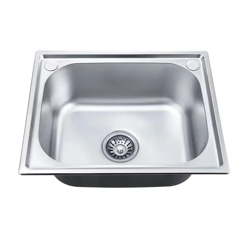 0.8mm/1.1mm Thick Home Improvement Kitchen Sink Fregadero De Cocina Wash Portable Sink Stainless Wastafel Kitchen Faucets