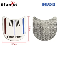 Elegant Alloy Golf Ball Marker and Hat Clip - Stylish Golf Accessories (1 Pcs One Putt)
