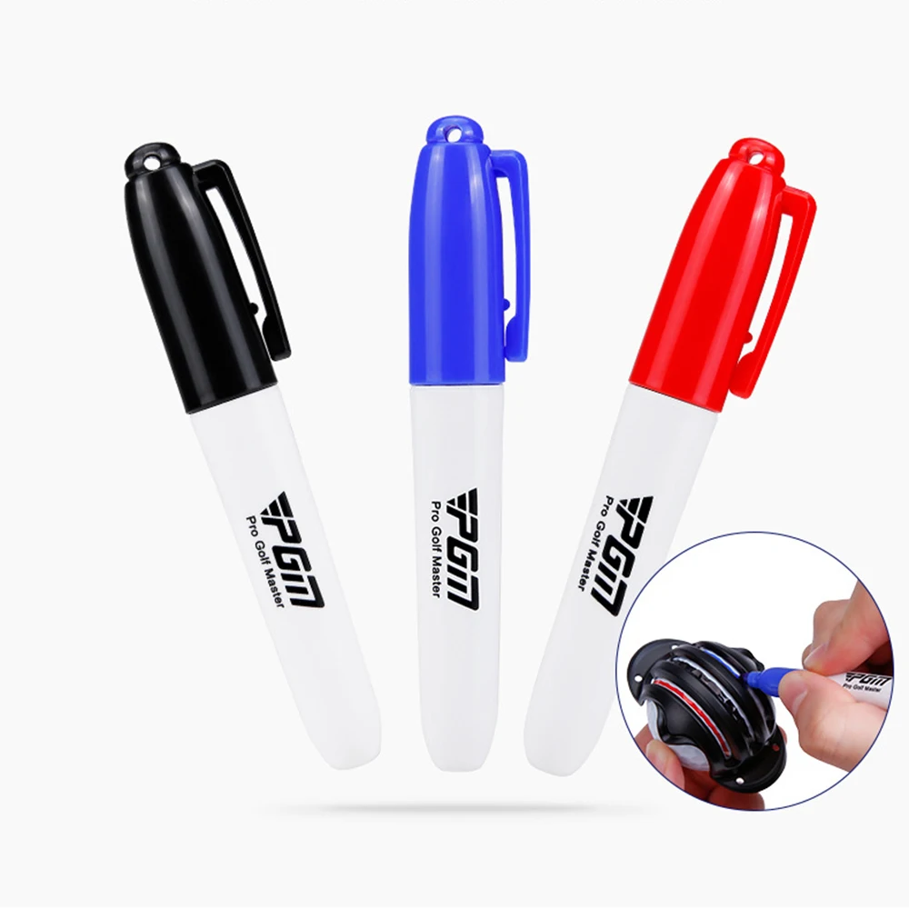 Golf Ball Marker Thread Drawing Line Tool Portable Special Marking Pen Waterproof Ink Not Easy to Fade