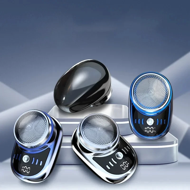 Electric Shaver Xiaomi Mini USB Charging Portable Wet And Dry Use Travel Razor Wireless Detachable With Digital Display