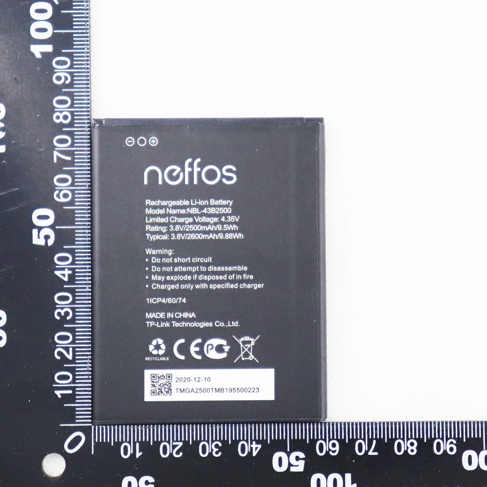 

NBL-43B2500 Battery For Neffos/TP-Link TP-LINK Mobile Phone Battery 2500mAh