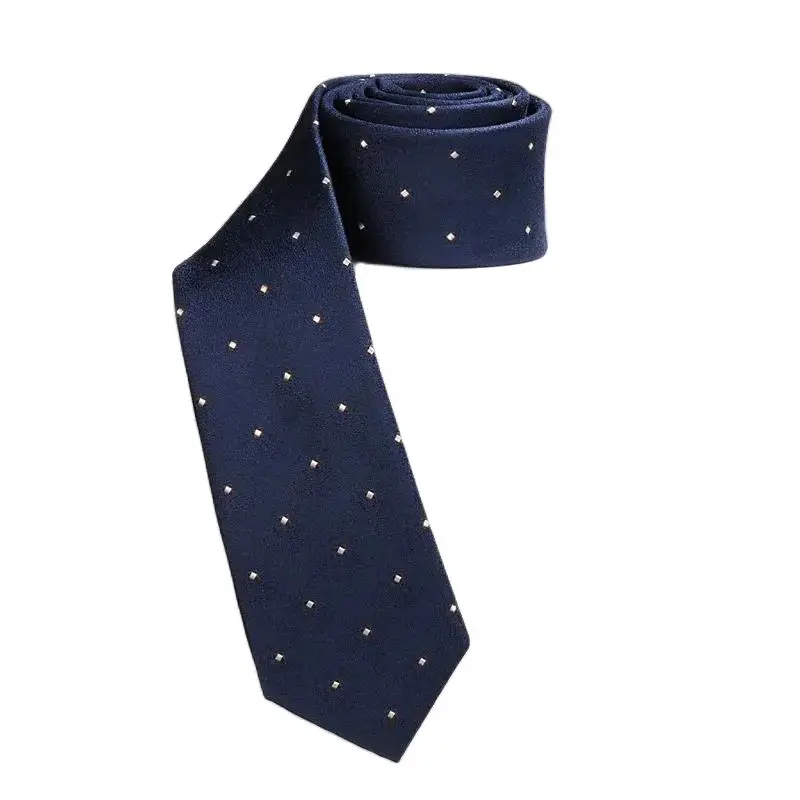 Гарантированный-100-шелковый-галстук-мужской-официальный-7-см-деловой-Банкетный-Повседневный-красный-Профессиональный-Модный-Полосатый-роскошный-галстук