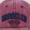 High Quality For Men Women Letter BROOKLYN Embroidered Baseball Cap Fashion Solid Vintage Peaked Hat Outdoor Adjustable Snapback 3