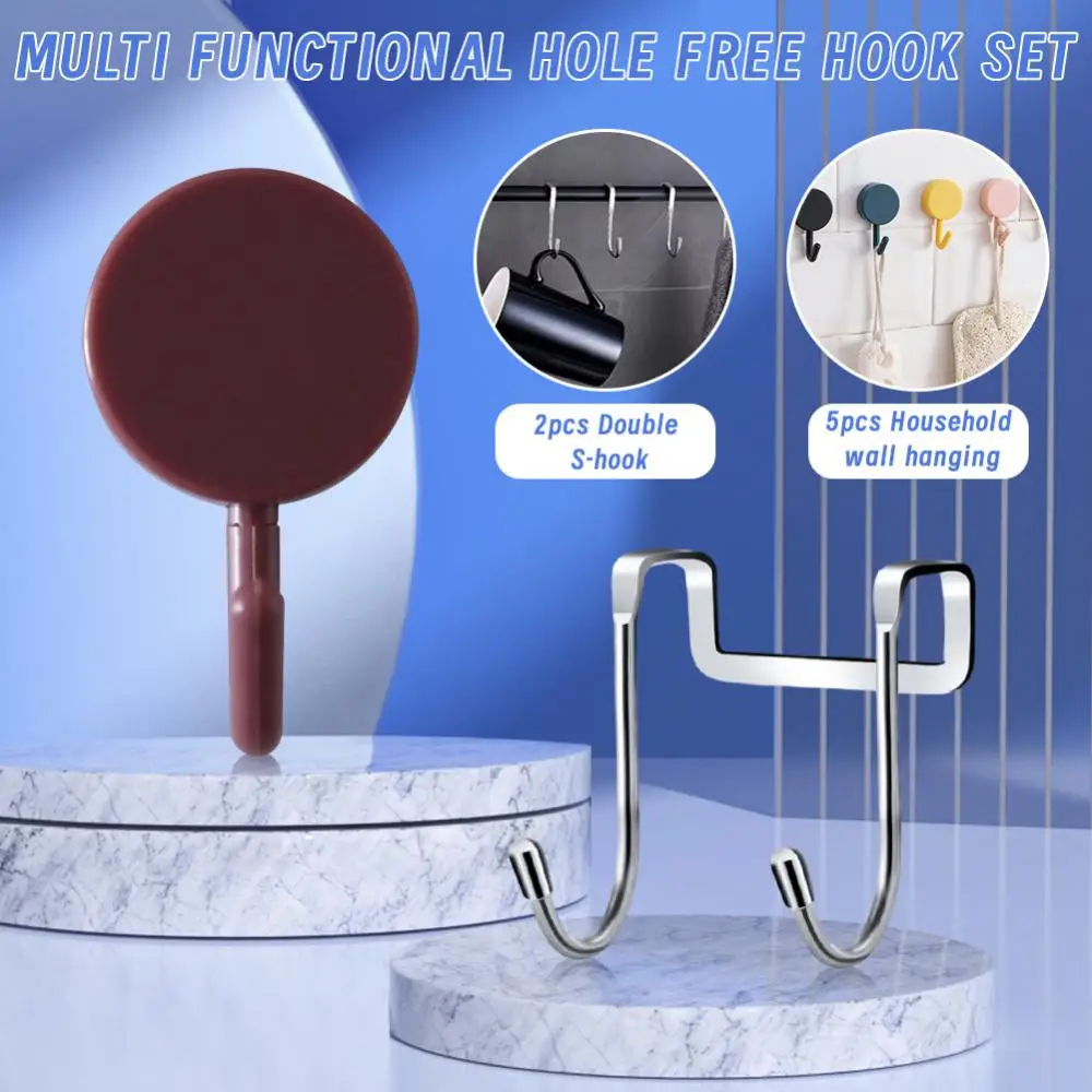 

Прочный Крючок, удобный, крепкий и прочный, твердый, не требует сверления, не оставляет следов, легкая установка, двойной S крючок высокого качества