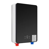 Chauffe-eau électrique instantané, chauffe-eau sans réservoir 6500W avec écran LED, mural avec douchette pour cuisine et salle de bain 1