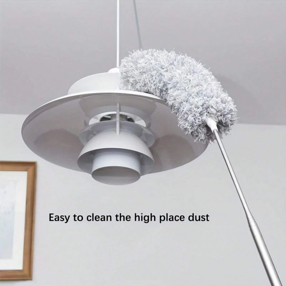 1pc-2.8m Telescopic Stainless Steel Long Handle Car Brush