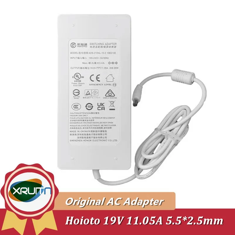 

Оригинальный Hoioto ADS-210NL-19-3 190210E импульсный адаптер питания 19v 11.05A 209,95 W 5,5*2,5 мм зарядное устройство источник питания