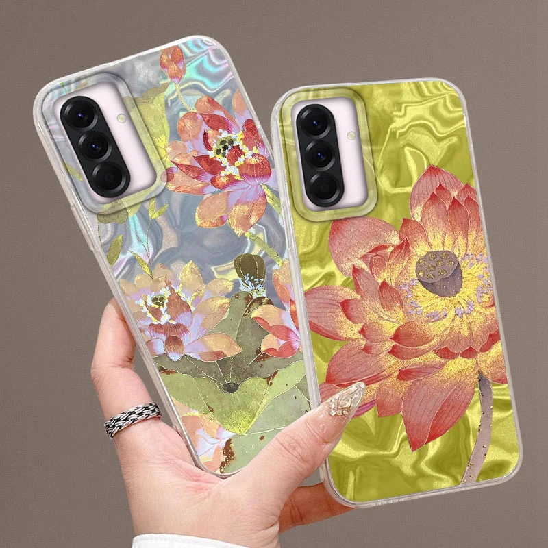 Elegant Lotus Flower Phone Case - Stylish Protective Cover with Floral Design